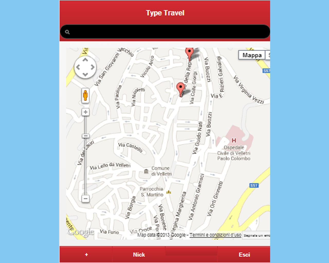 app:mappa